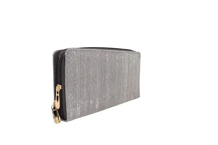 Stylish Fancy Artificial Leather Self Pattern Clutches For Women