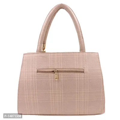 Stylish Beige Artificial Leather Solid Handbags For Women-thumb2