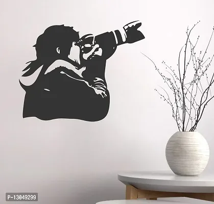 Tuffuk Photographer Large Vinyl Wallstickers for Home Decorations(60 cm x 50 cm)4TZ216