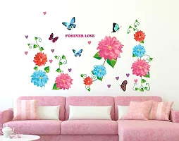 Tuffuk Forever Love Multi Large |Self Adhesive | Wall Stickers | PVC Vinyl | Non-Reusable | Pack of 1 |(110 cm x 70 cm)FI3113-thumb2