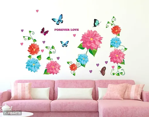 Tuffuk Forever Love Multi Large |Self Adhesive | Wall Stickers | PVC Vinyl | Non-Reusable | Pack of 1 |(110 cm x 70 cm)FI3113-thumb3