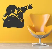 Tuffuk Photographer Large Vinyl Wallstickers for Home Decorations(60 cm x 50 cm)4TZ216-thumb3