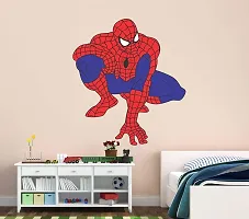 Tuffuk Spider Man Multi Large |Self Adhesive | Wall Stickers | PVC Vinyl | Non-Reusable | Pack of 1 |(65 cm x 75 cm)FI3327-thumb2