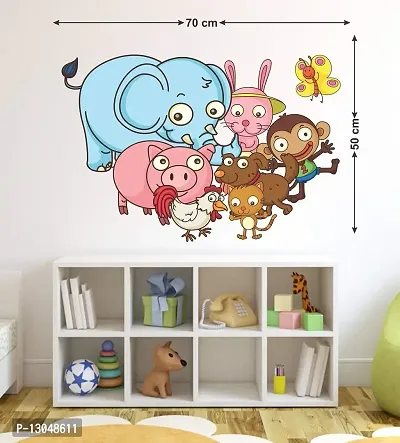 Tuffuk Family Farm Animals Large Vinyl Wallstickers for Home Decorations (70 cm x 50 cm)5TZ081