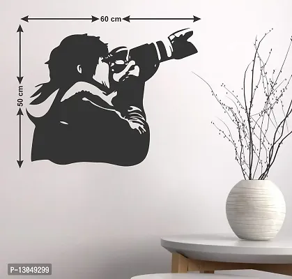 Tuffuk Photographer Large Vinyl Wallstickers for Home Decorations(60 cm x 50 cm)4TZ216-thumb3