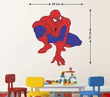 Tuffuk Spider Man Multi Large |Self Adhesive | Wall Stickers | PVC Vinyl | Non-Reusable | Pack of 1 |(65 cm x 75 cm)FI3327-thumb1