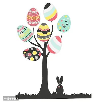 Tuffuk Tree Multi Extra Large PVC Vinyl Wallsticker for Home Decorationss(70 cm x 90 cm)6TZ010-thumb2