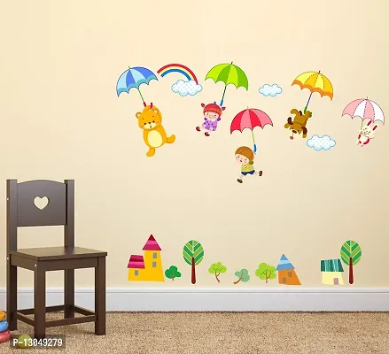 Tuffuk Graphic & Art Multi Large |Self Adhesive | Wall Stickers | PVC Vinyl | Non-Reusable | Pack of 1 |(140 cm x 120 cm)FI3173-thumb3