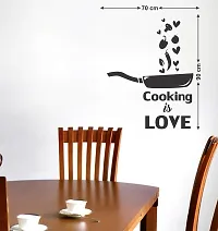 Tuffuk Cooking is Love Large Vinyl Wallstickers for Home Decorations(70 cm x 90 cm)4TZ136-thumb2