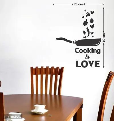 Tuffuk Cooking is Love Large Vinyl Wallstickers for Home Decorations(70 cm x 90 cm)4TZ136-thumb3