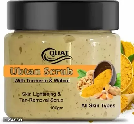 Quat Ubtan Face Body Scrub With Tumeric And Walnut, Skin Lightening - Tsn Removal Scrub Scrubnbsp;nbsp;100 G-thumb0