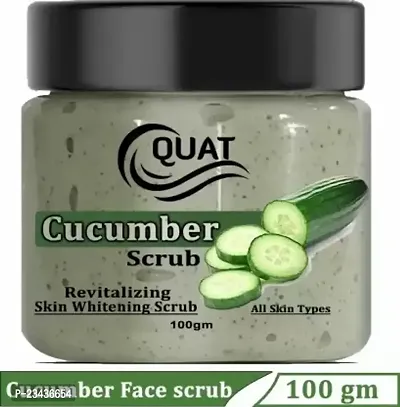 Quat Advance Cucumber Face Scrub Revitalizing And Skin Whitening Face And Body Scrubnbsp;nbsp;100 G