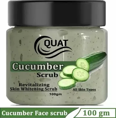 Quat Advance Cucumber Face Scrub Revitalizing And Skin Whitening Face And Body Scrubnbsp;nbsp;100 G