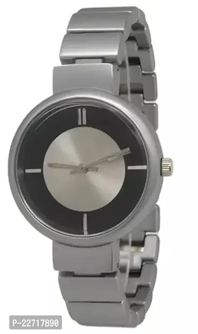 Stylish Silver Metal Analog Watches For Women