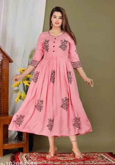 Stylish Fancy Designer Rayon Kurti