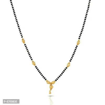 Charms Combo Collection of Dazzling Gold Plated Mangalsutra for Women-thumb2