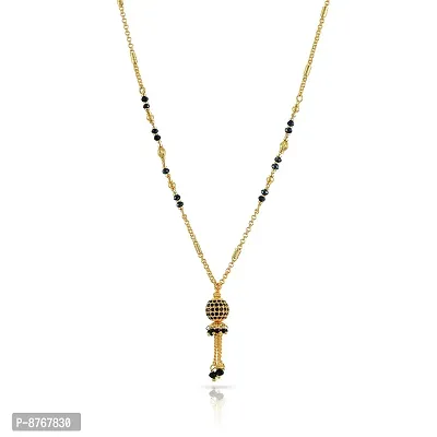 Blimedazzel Ethnic Gold Plated Alloy Mangalsutra for Women