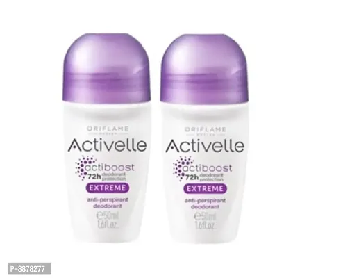 Extreme Anti-perspirant Deodorant 50ML(Pack of 2) (ACTIVELLE by Oriflame)