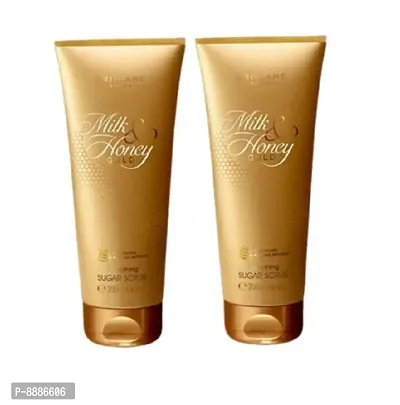 Smoothing Sugar Scrub 200ML Each (MILK  HONEY GOLD by Oriflame) (combo)-thumb0