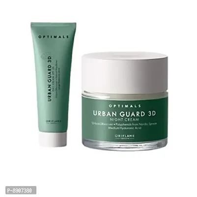 Urban Guard 3D Day Cream SPF 25 50ML and 3D Night Cream 50ML(OPTIMALS by Oriflame) (combo)