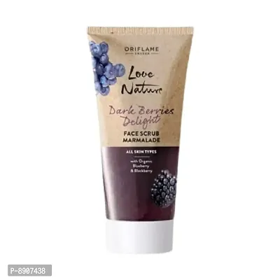 Dark Berries Delight Face Scrub Marmalade 50ML(LOVE NATURE by Oriflame)-thumb0