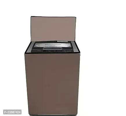 Waterproof  Dust-Proof Top Loading Fully Automatic Washing Machine Cover for 6 kg, 6.5 kg,7kg  7.5 kg (59X59X89 cm, Brown)