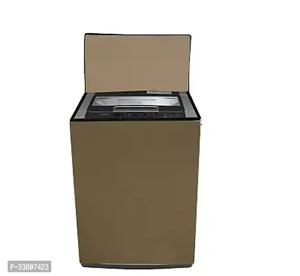 Waterproof Dust-Proof Top Loading Fully Automatic Washing Machine Cover for 6 kg, 6.5 kg,7kg  7.5 kg (59X59X89 cm, Beige)