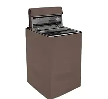 Waterproof  Dust-Proof Top Loading Fully Automatic Washing Machine Cover for 6 kg, 6.5 kg,7kg  7.5 kg (59X59X89 cm, Brown)-thumb2