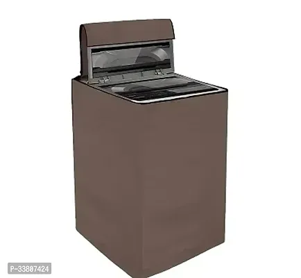 Waterproof  Dust-Proof Top Loading Fully Automatic Washing Machine Cover for 6 kg, 6.5 kg,7kg  7.5 kg (59X59X89 cm, Brown)-thumb3