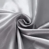 QVARKY Premium Satin Silk Pillow Covers Pillowcase for Hair and Skin 2 Pack Satin Pillowcase with Envelope Closure Cool Super Soft and Luxury (Silver Grey)-thumb3