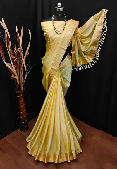 Alluring Cotton Silk Saree with Blouse piece 