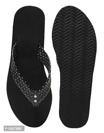 Stylish Flip Flops Black-thumb0