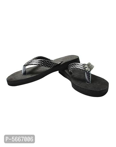 Stylish Flip Flops Black-thumb4