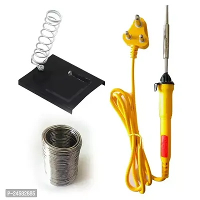 Vincentvolt Made In India Combo Of 3 In One Soldering Iron With Stand And Wire