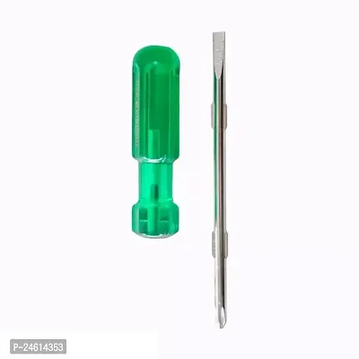 stainless steel screwdriver with hard plastic handle-thumb0