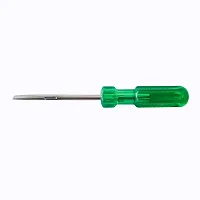 Vincentvolt Made in India 15 cm long 2 in 1 flat and Philip reversible head stainless steel screwdriver with hard plastic handle-thumb3