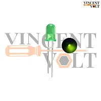 Vincentvolt 5mm Green Color LED lights pack of 5 pieces-thumb2