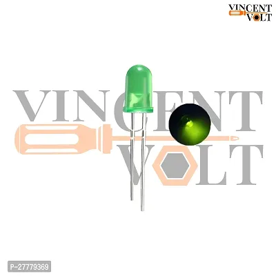 Vincentvolt 5mm Green Color LED lights pack of 5 pieces-thumb3