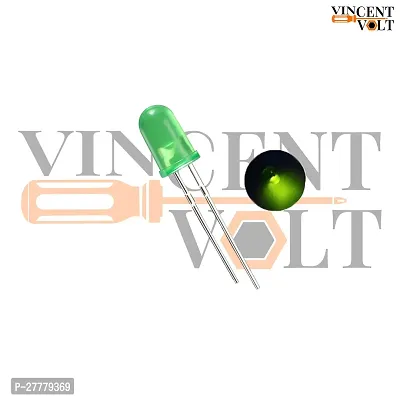 Vincentvolt 5mm Green Color LED lights pack of 5 pieces-thumb2