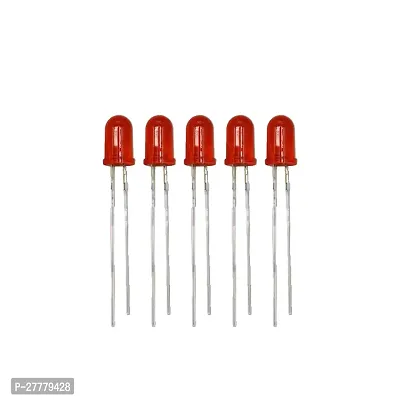 Vincentvolt 5mm Red Color LED lights pack of 5 pieces