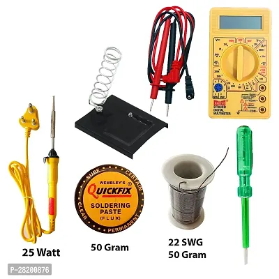 Vincent volt Soldering Kit With Soldering Iron Stand Pack of 6-thumb0