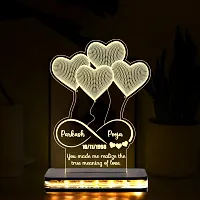 Vincentvolt 3D Heart With Infinity Loop Night Lamp With Customized Names And Date-thumb1