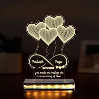 Vincentvolt 3D Heart With Infinity Loop Night Lamp With Customized Names And Date-thumb3