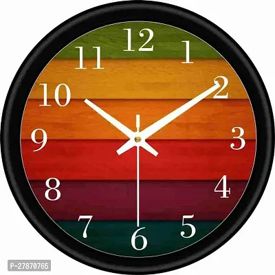 Designer Multicoloured Plastic Analog Wall Clock-thumb0