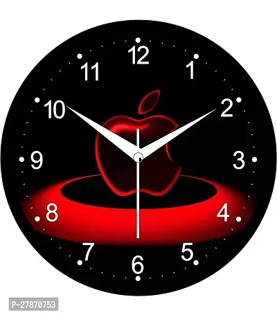 Designer Black Plastic Analog Wall Clock-thumb0