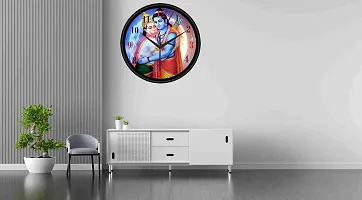 Designer Black plastic Analog wall clock-thumb1