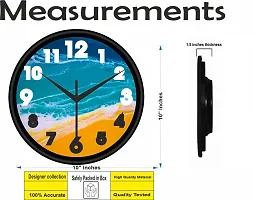 Designer Black plastic Analog wall clock-thumb1