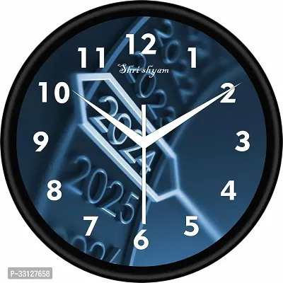 Designer Black plastic Analog wall clock