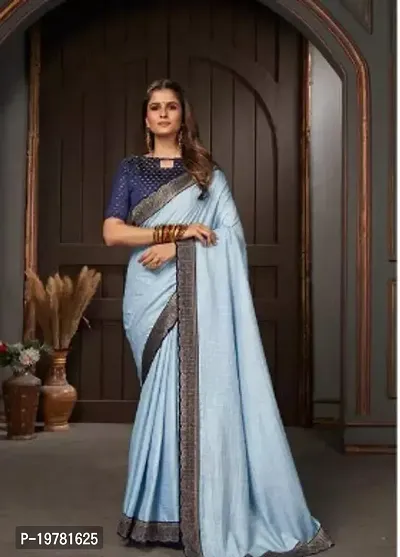 Stylish Art Silk Saree With Blouse Piece For Women