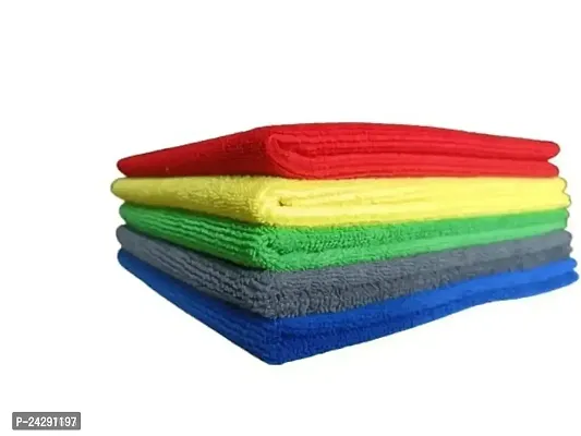 Microfiber Cloth 40*40 Cms 300 Gsm  Thick Lint Streak-free Multipurpose Cloth (Pack Of 4)